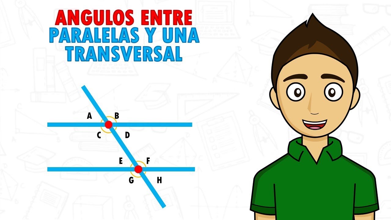 Ángulos generados por dos líneas paralelas y una línea de corte