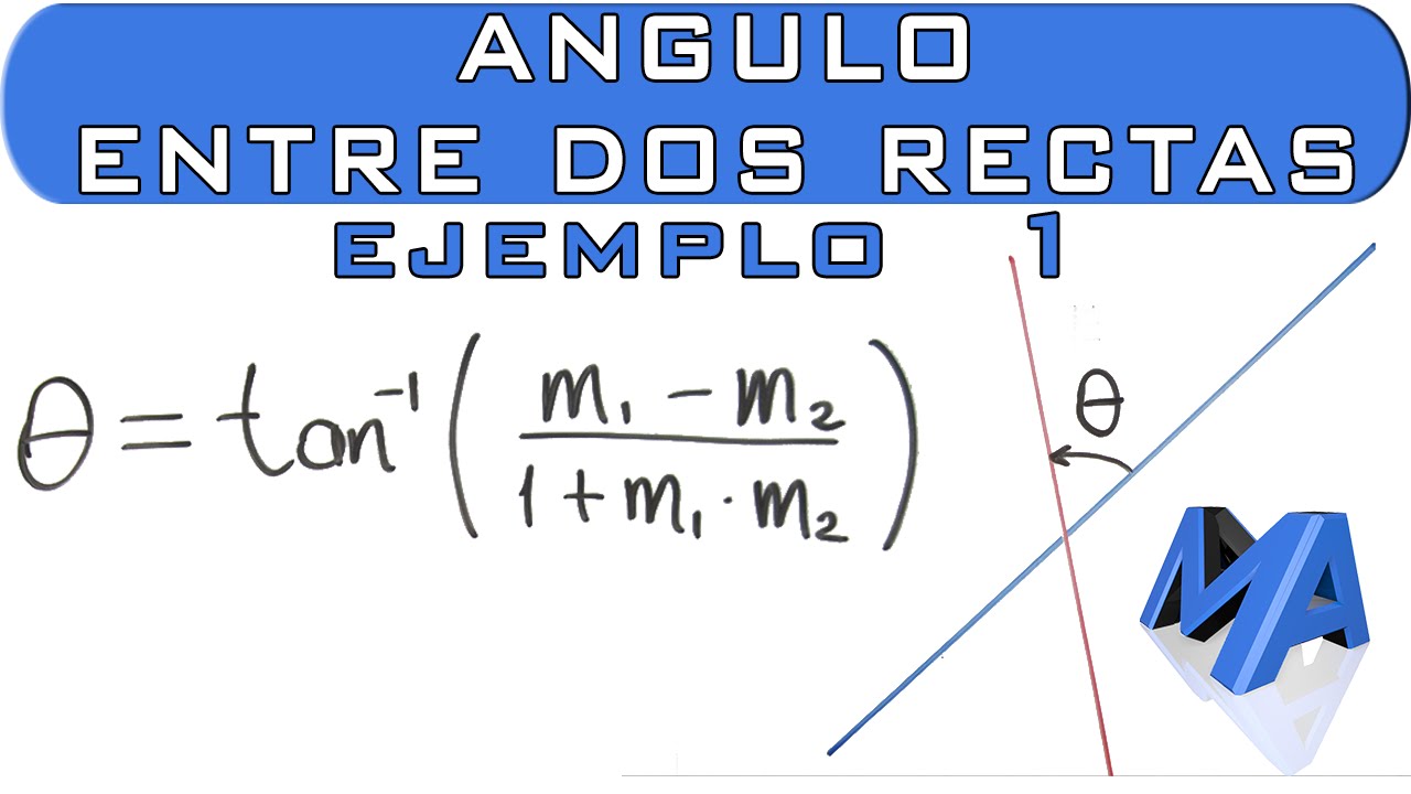 Cómo calcular el ángulo entre dos rectas de forma precisa