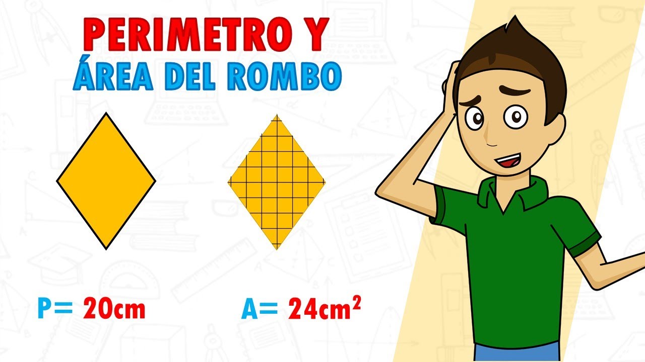 Cómo calcular el área y perímetro de un rombo de manera sencilla
