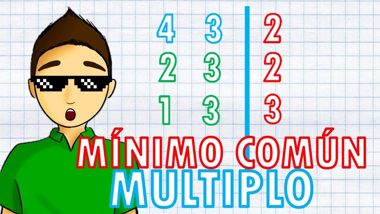 Calcula el mínimo común múltiplo de 4