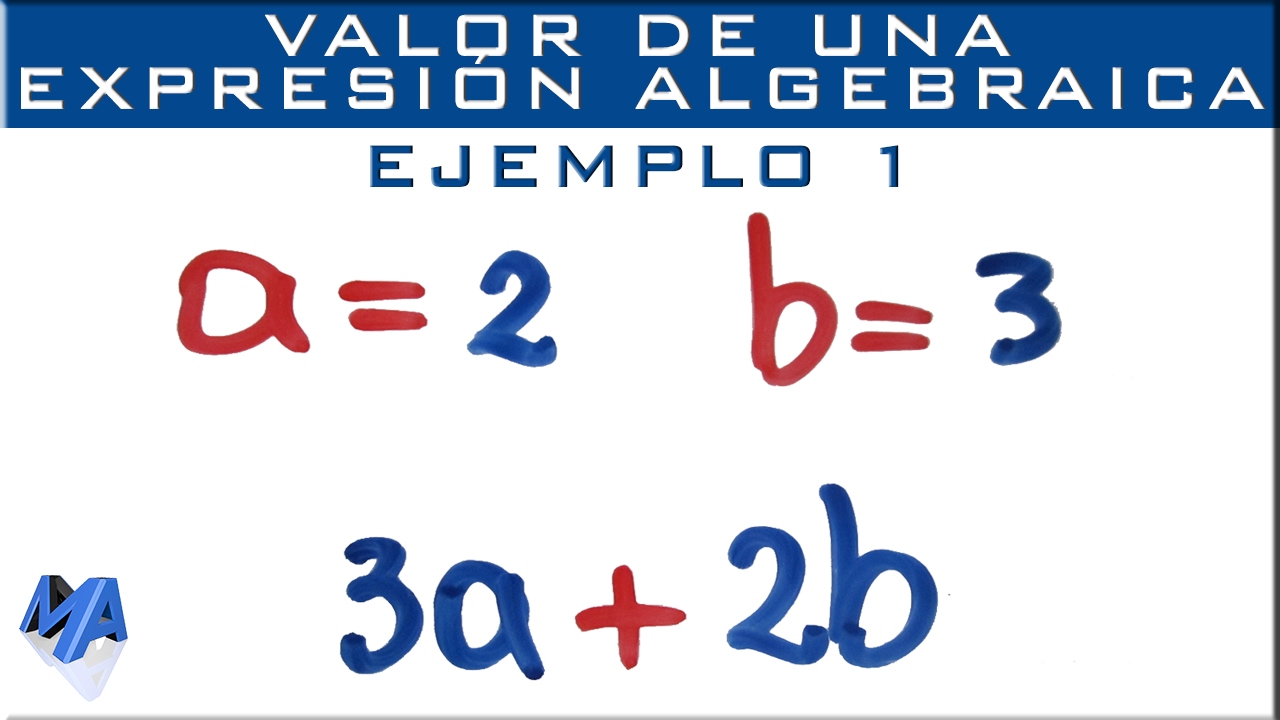 Calcular el valor numérico de expresiones algebraicas con valores específicos