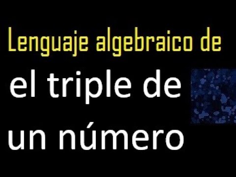 Cálculo del triple de un número menos 3 de forma matemática