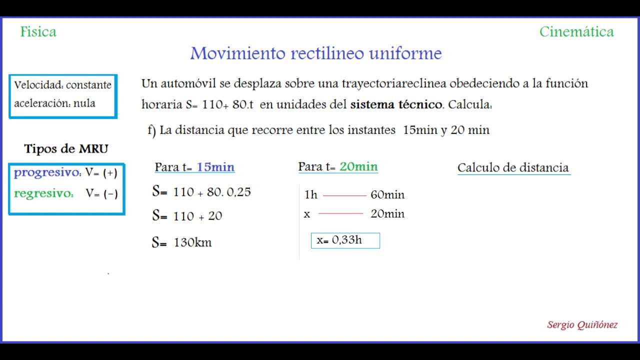 Cómo calcular la distancia recorrida en un intervalo de tiempo específico
