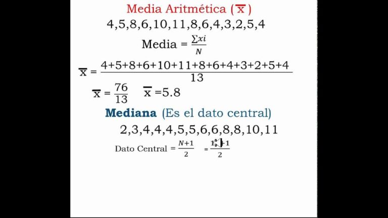 Cómo calcular la media de datos no agrupados: guía paso a paso