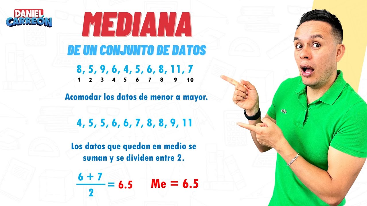 Cómo calcular la mediana de un conjunto de datos
