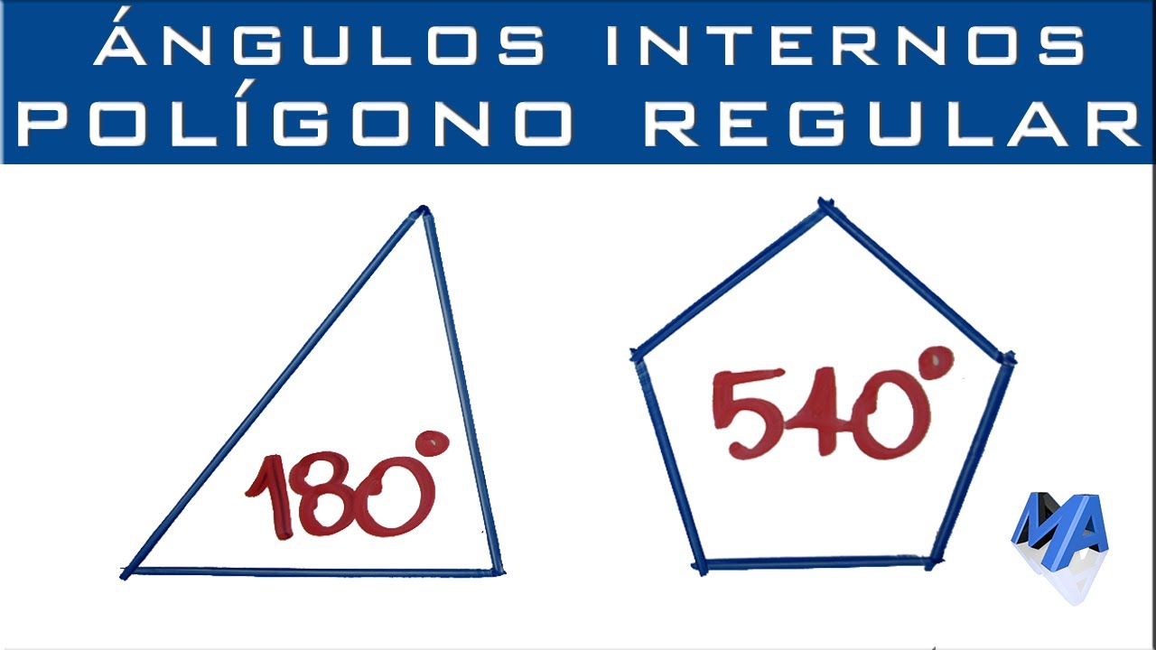 Cómo calcular la suma de los ángulos internos de un polígono
