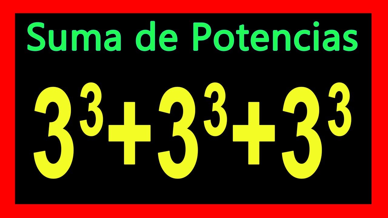 Cómo se suman o restan los exponentes en una suma