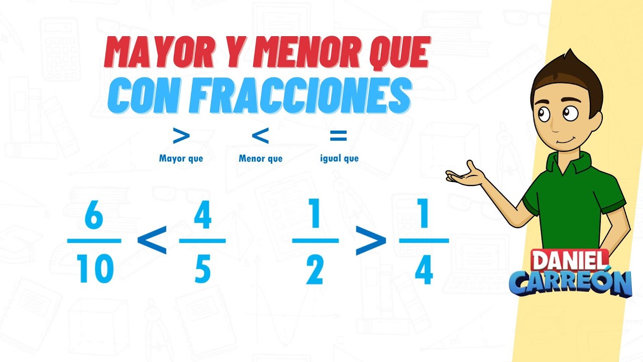 Cómo utilizar los signos de mayor y menos en fracciones de manera efectiva