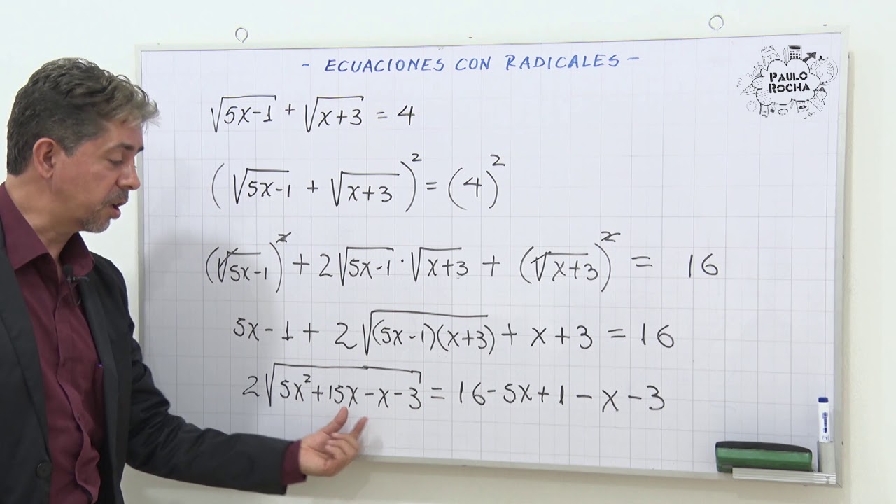 Ecuación con raíces en x=2 y x=4