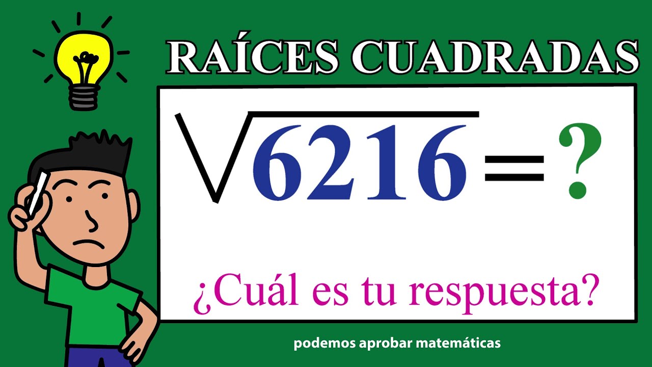 Ejemplos de cálculo de la raíz cuadrada de números de 4 dígitos