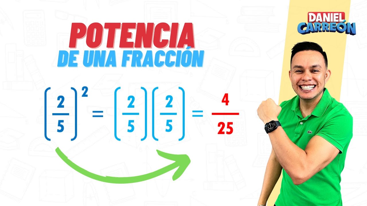 Elevar una fracción a una potencia: guía paso a paso
