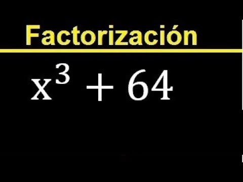 Factorización de x3 + 64: descubre cómo descomponer esta expresión