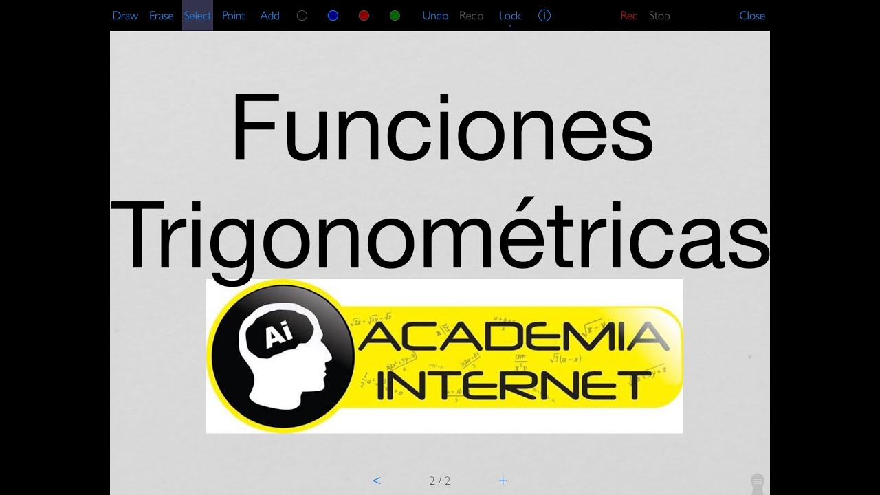 Funciones trigonométricas: dominio y rango