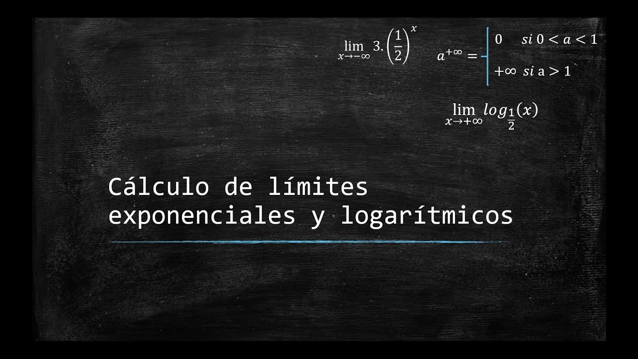 Límites de funciones polinomiales racionales trigonométricas logarítmicas y exponenciales