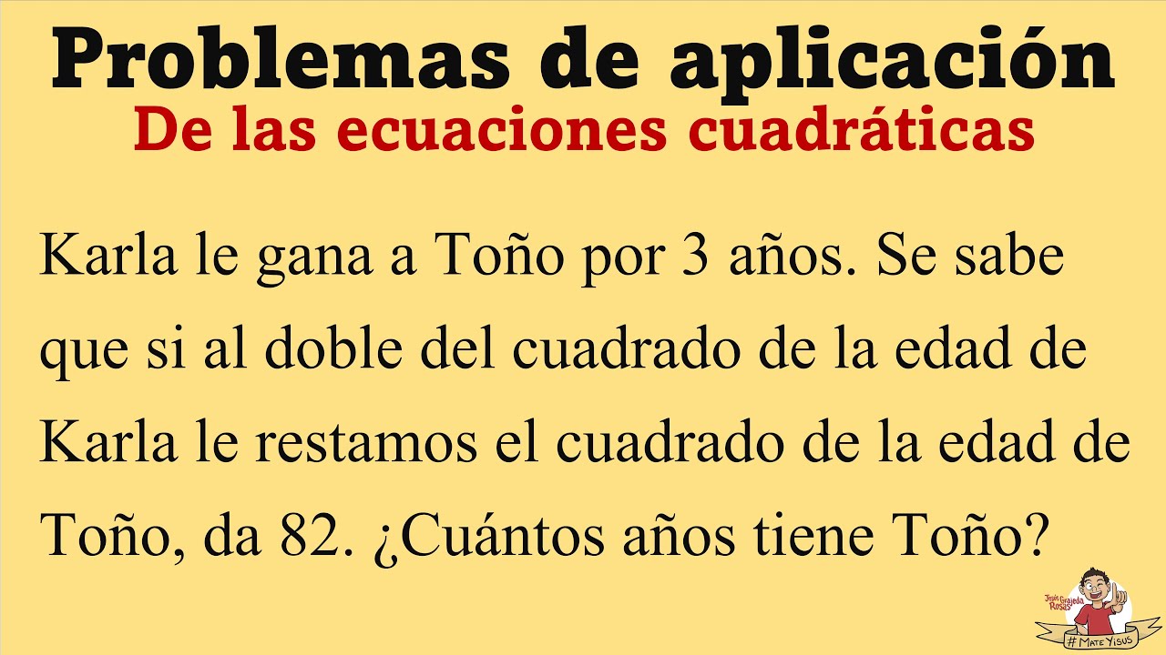 Aplicación de ecuaciones cuadráticas en la modelización de situaciones