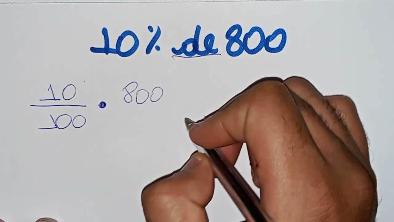Calcula el 10% de 800