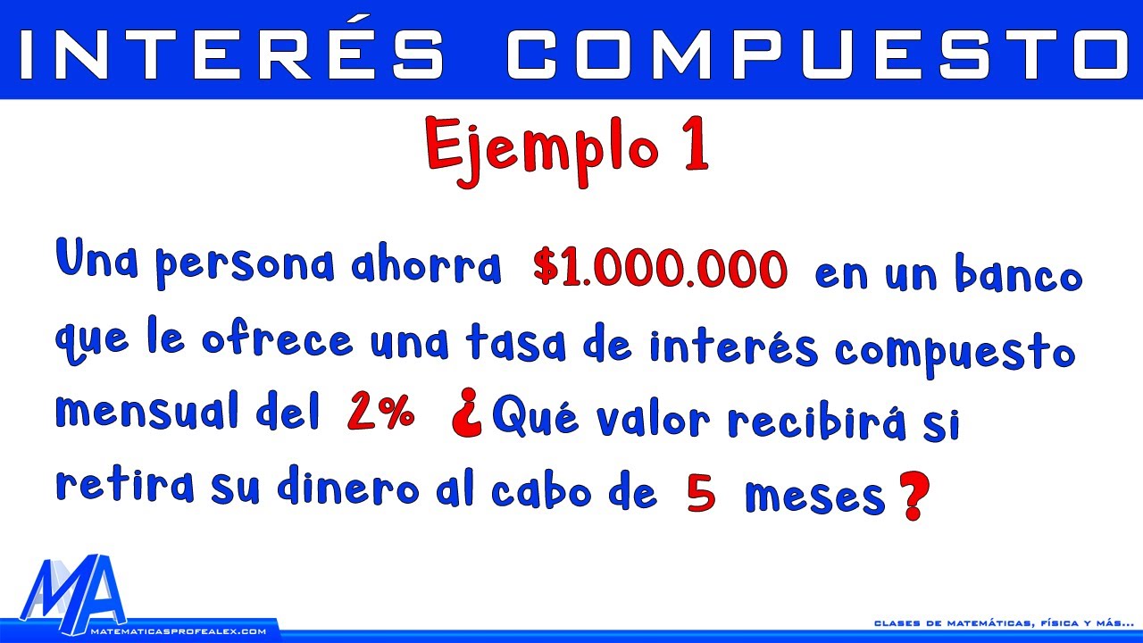 Cálculo de interés compuesto y crecimiento poblacional: resolución de problemas