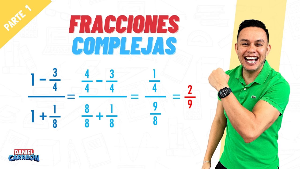 Cálculo de una fracción compleja utilizando operaciones aritméticas