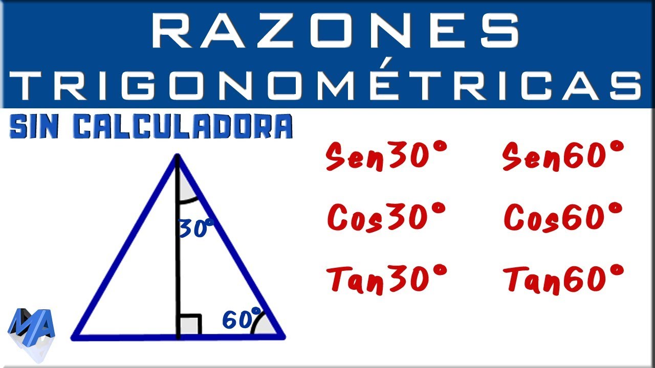 Cálculo de valores de funciones trigonométricas para múltiplos de 30 45 y 60