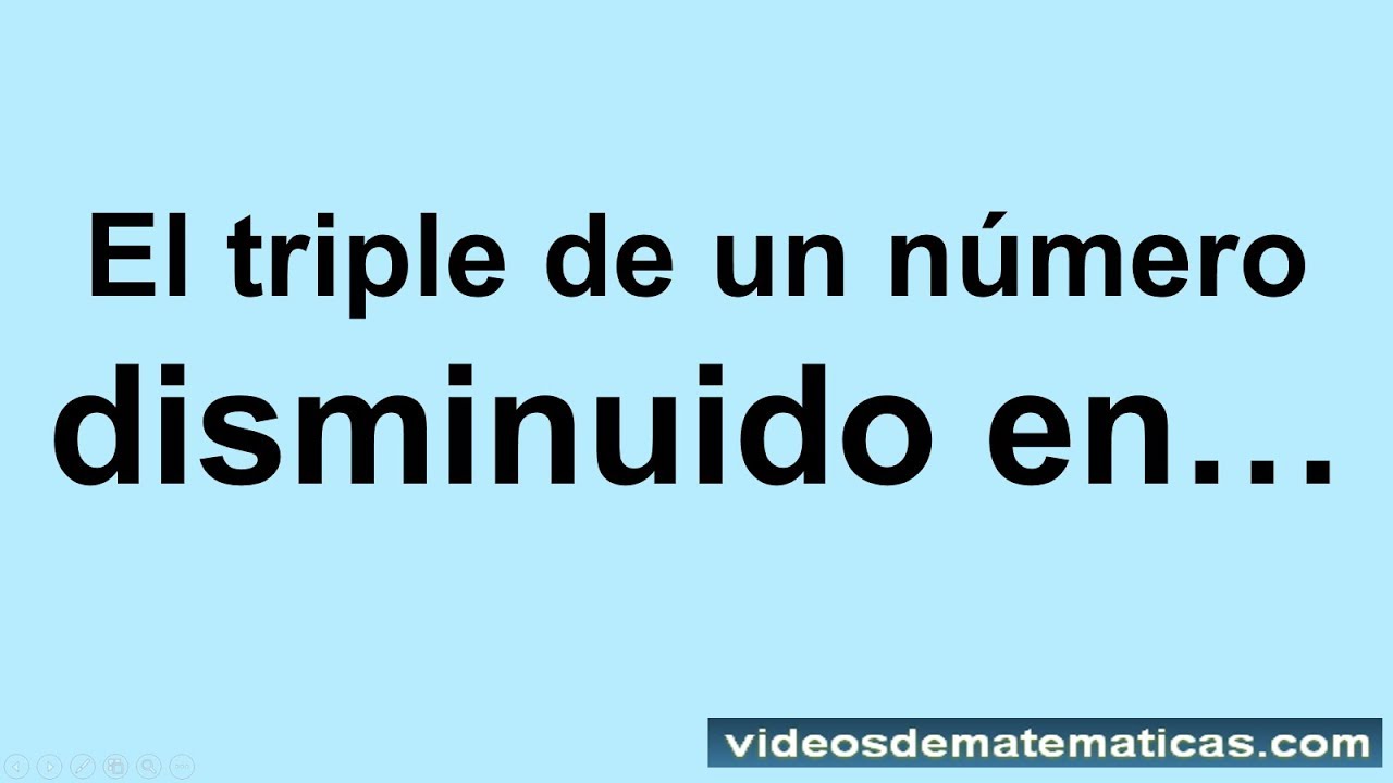 Cálculo matemático: la mitad del triple de un número más 5