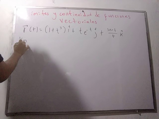 Características de los límites de funciones vectoriales y criterios de continuidad