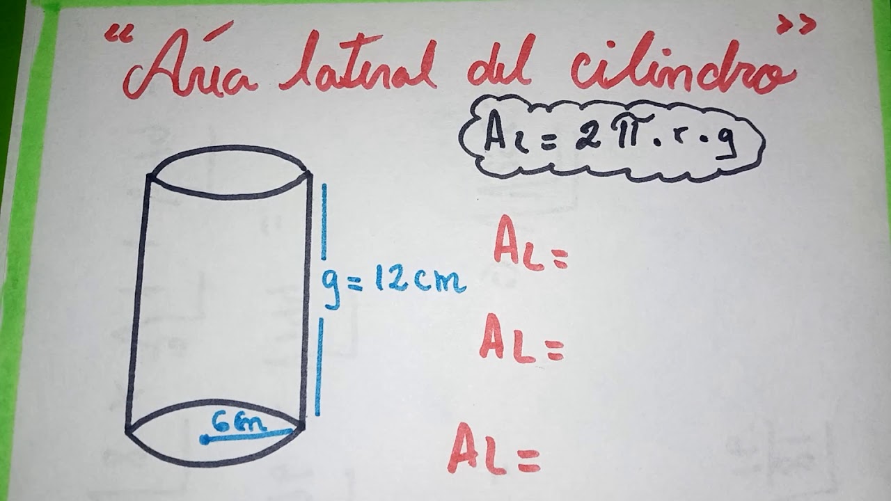 Cómo calcular el área lateral de un cilindro de forma eficiente