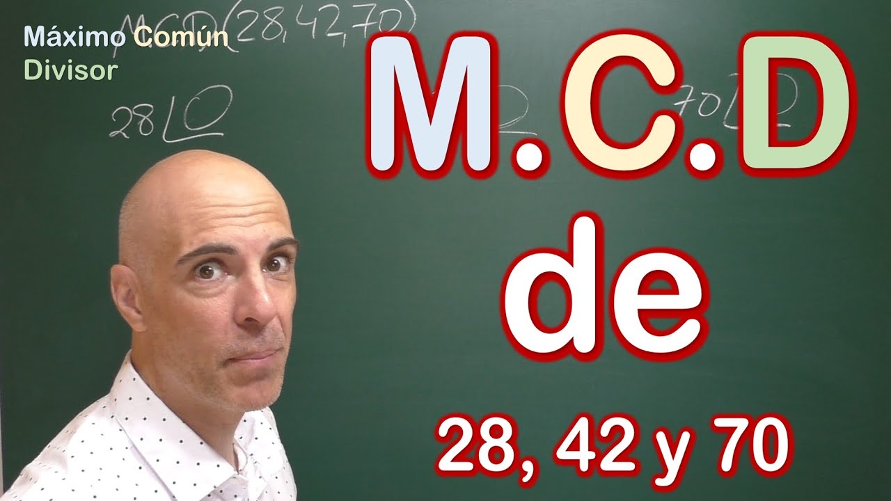 Cómo calcular el máximo común divisor de tres números