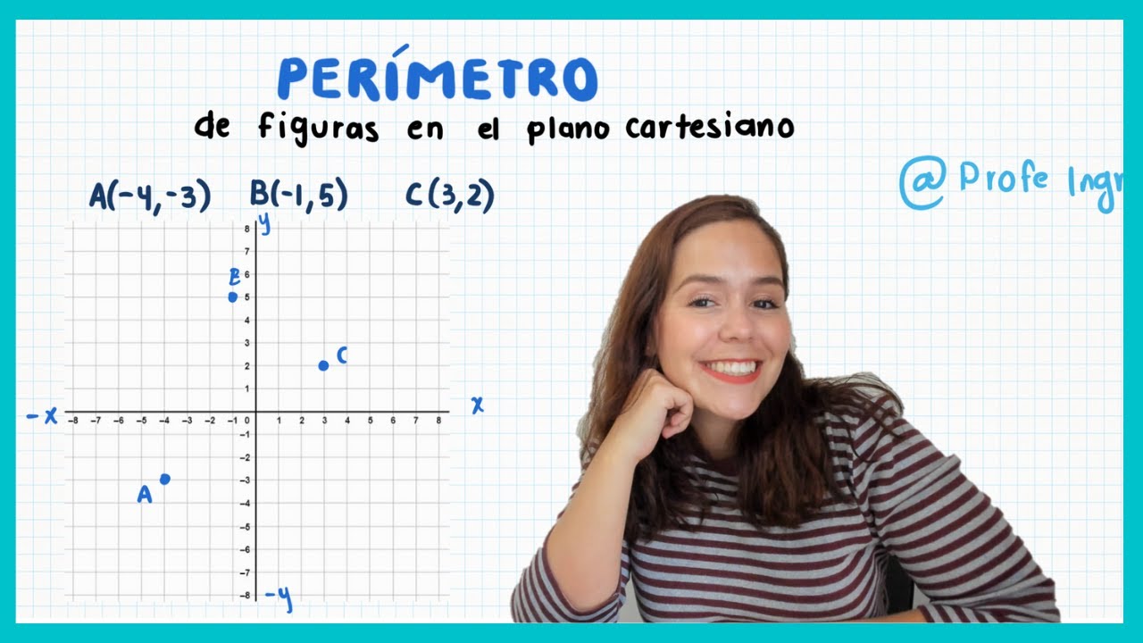Cómo calcular el perímetro de una figura en un plano cartesiano