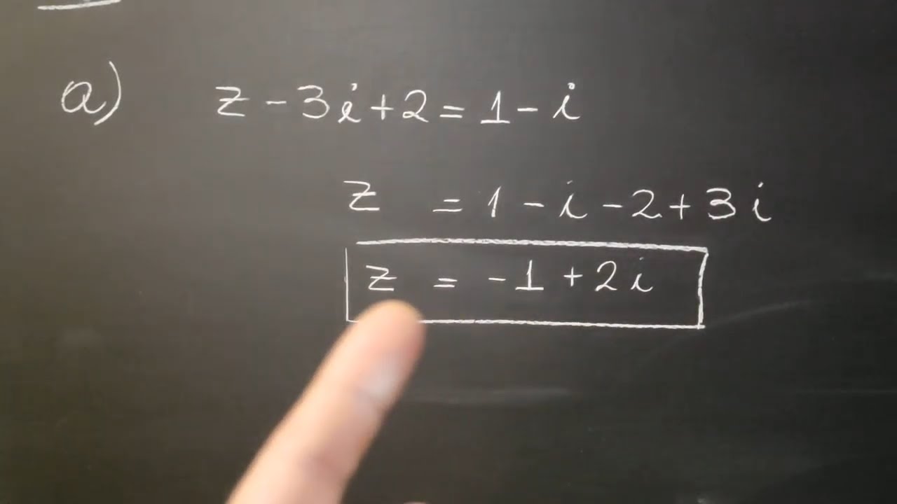 Cómo calcular el valor de z en números complejos