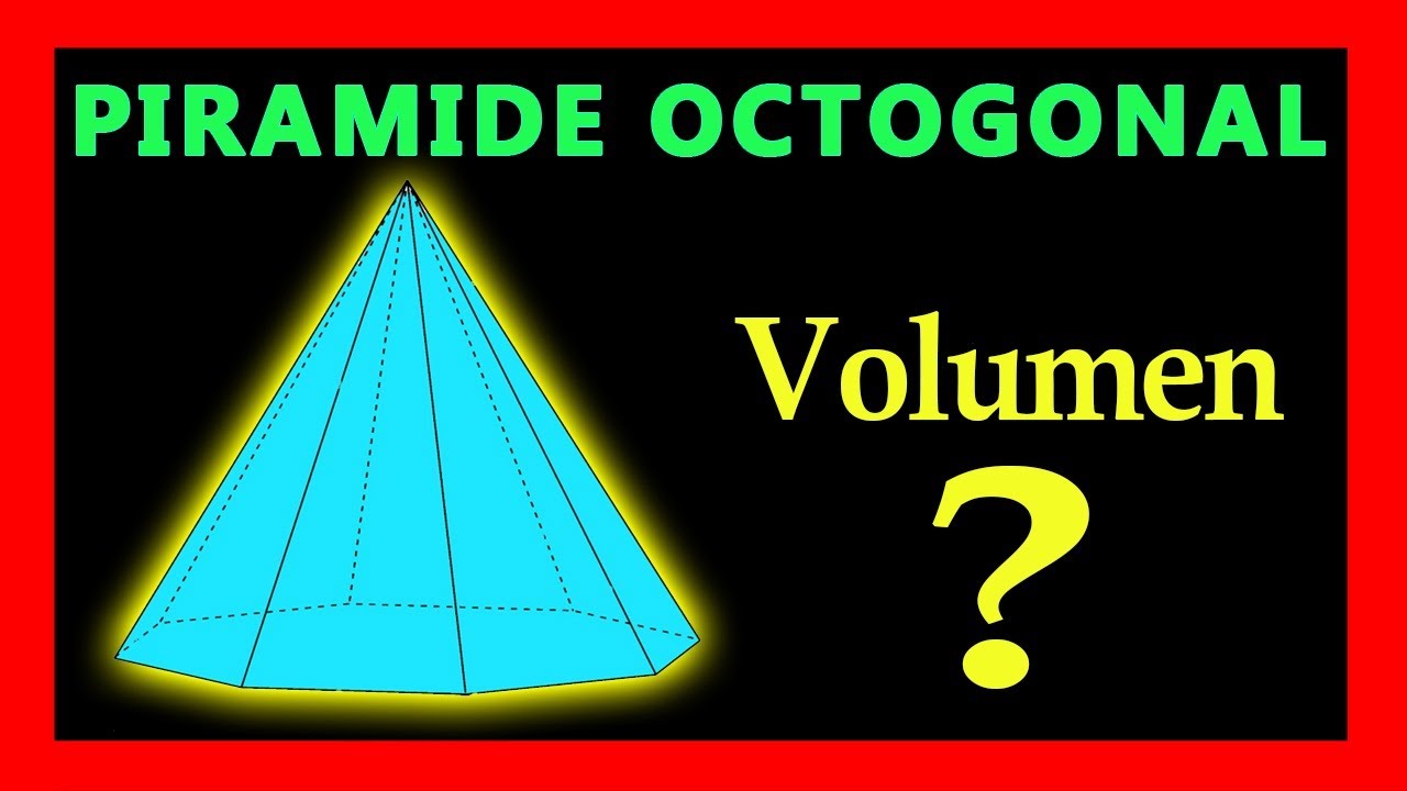 Cómo calcular el volumen de una pirámide octagonal