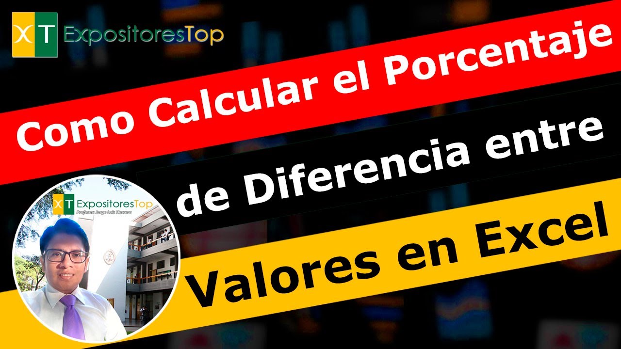 Cómo calcular la diferencia en porcentaje entre dos números en Excel