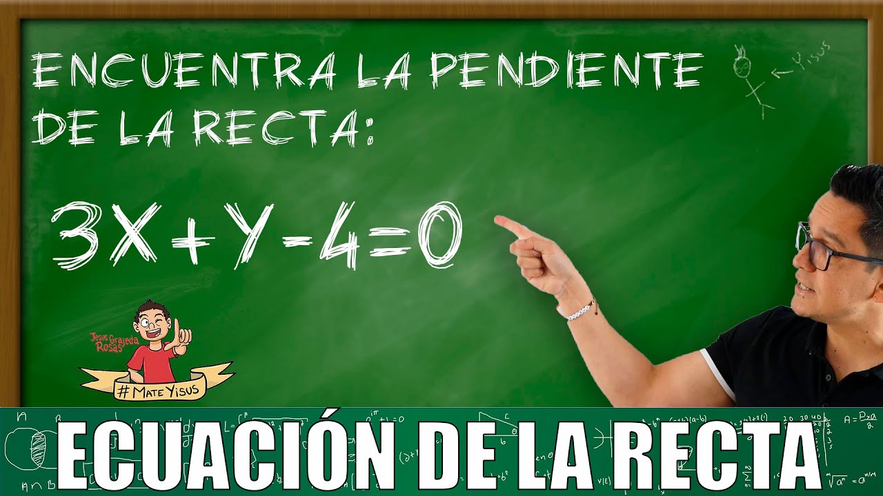 Cómo calcular la pendiente de una ecuación