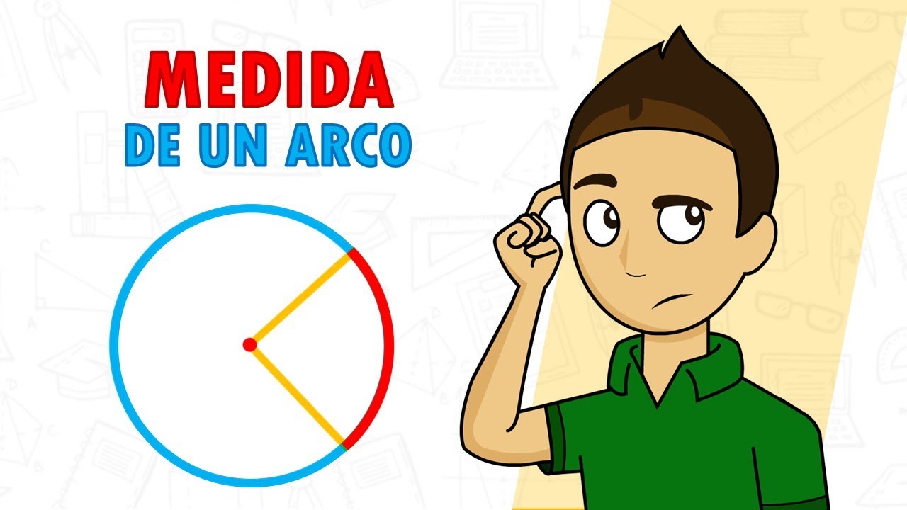Cómo determinar el ángulo de un arco en una circunferencia