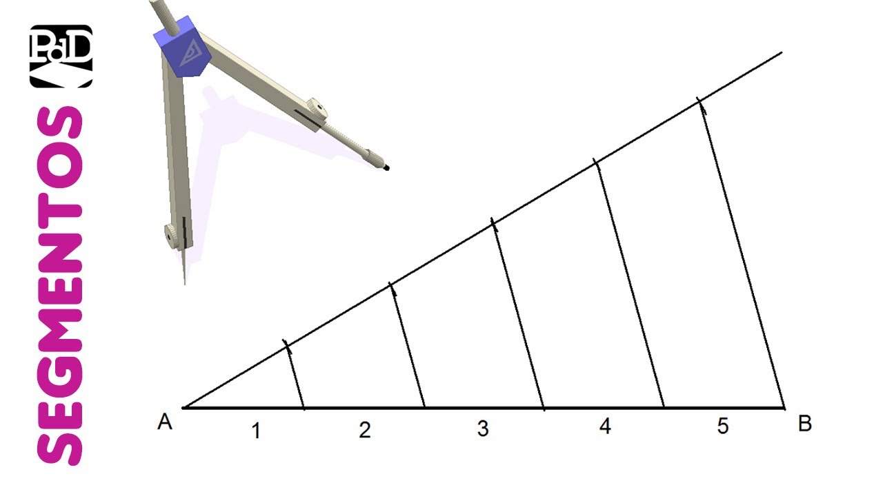 Cómo dividir un segmento en partes iguales utilizando geometría analítica