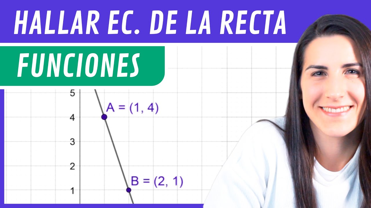 Cómo encontrar la ecuación de una función lineal