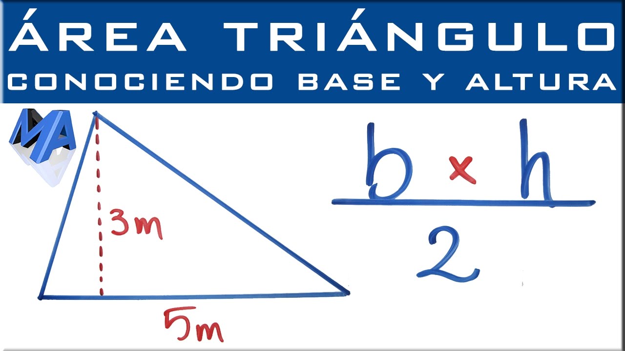 Medidas de base y altura para calcular figuras geométricas
