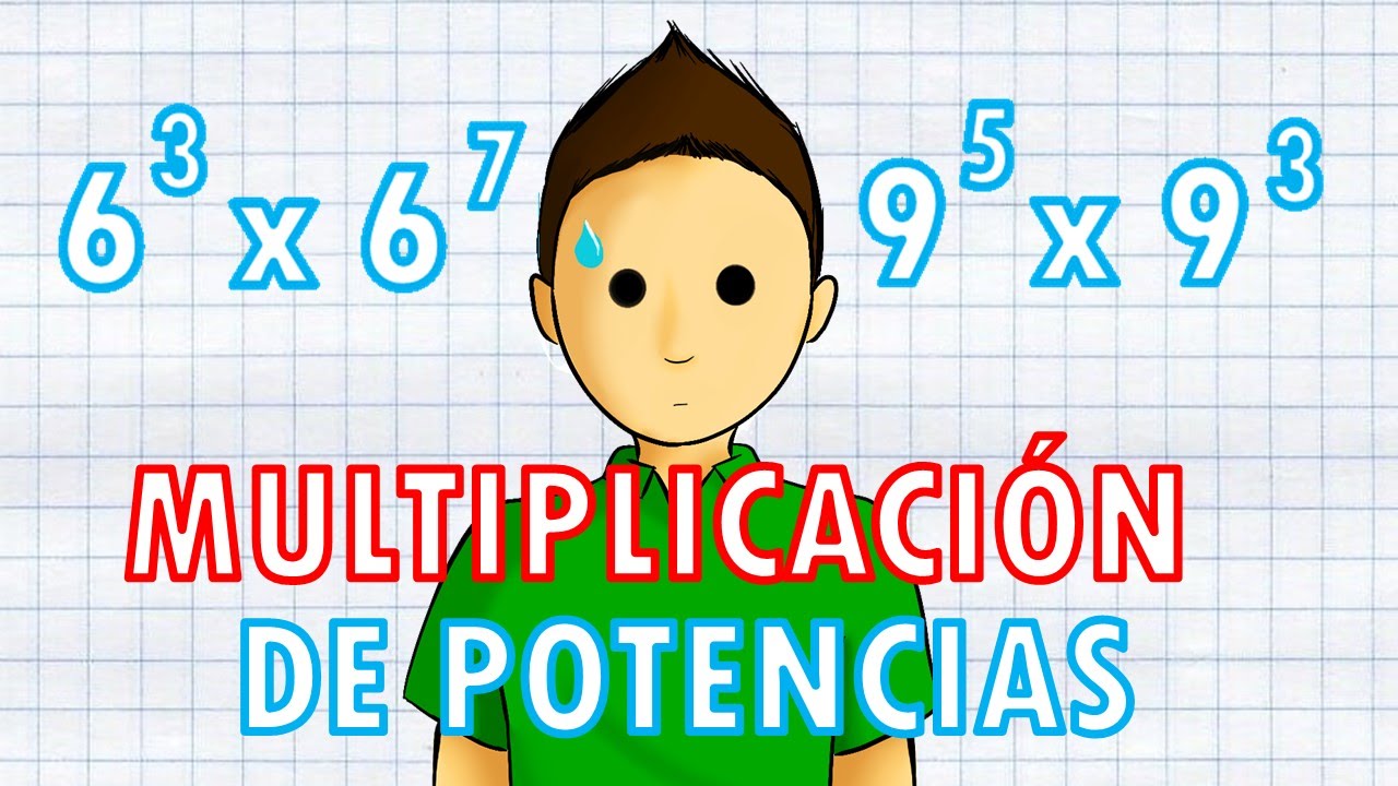 Operaciones de multiplicación con exponentes: suma y resta