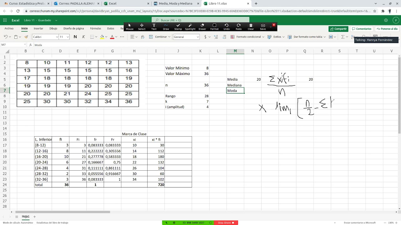 Optimización de parámetros para el análisis de datos agrupados en probabilidad y estadística