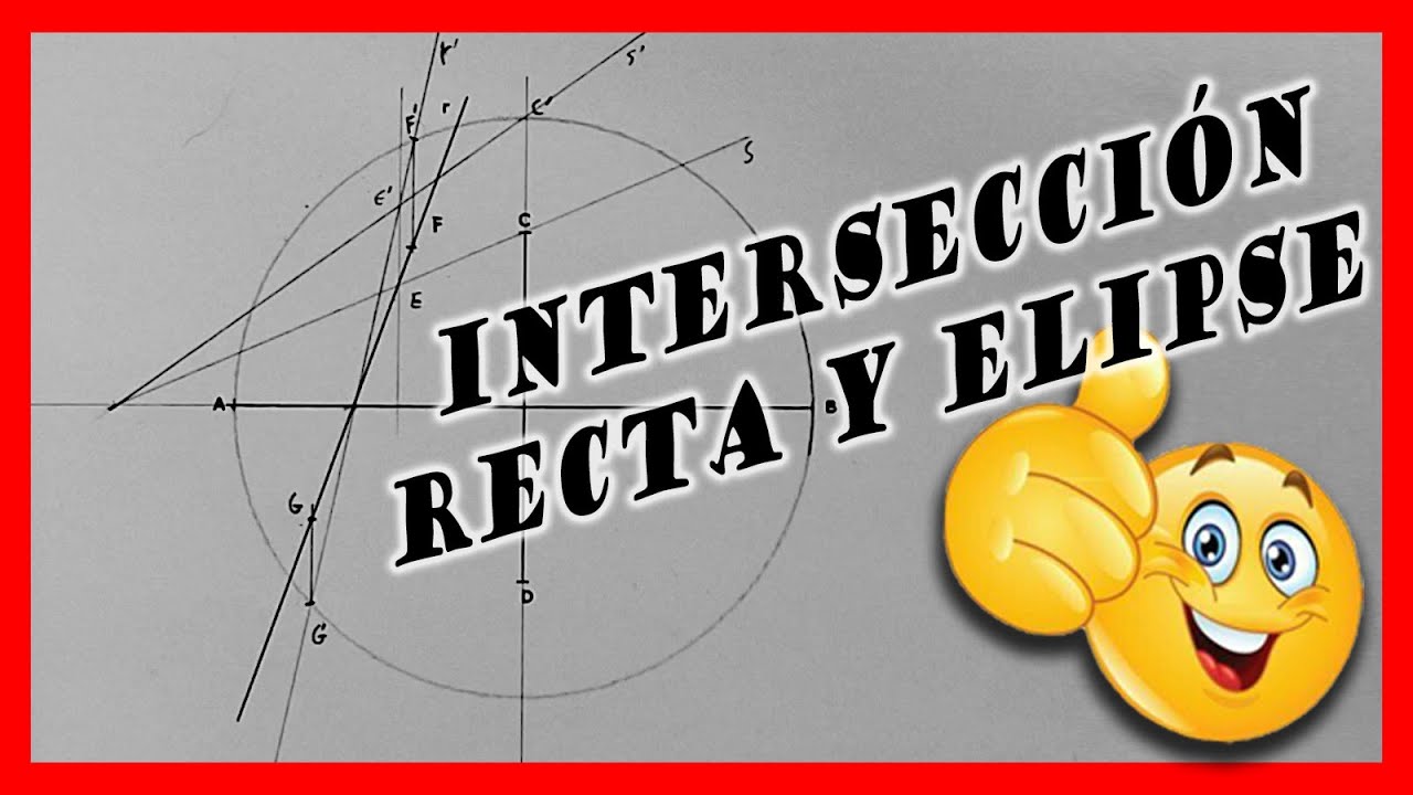 Punto de intersección entre circunferencia y elipse