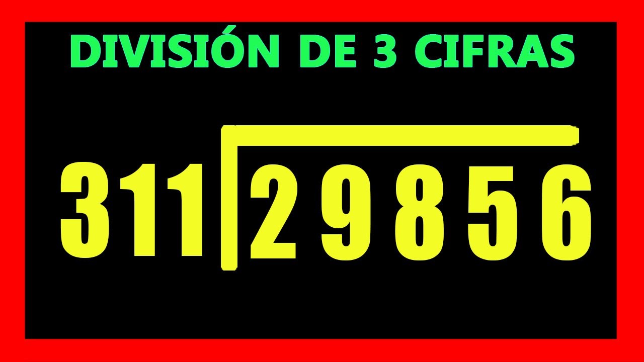 Solución de divisiones con 3 dígitos en el divisor y 5 en el dividendo