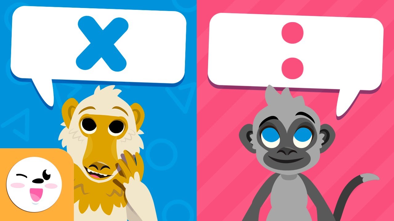 Tabla de multiplicación y división para niños