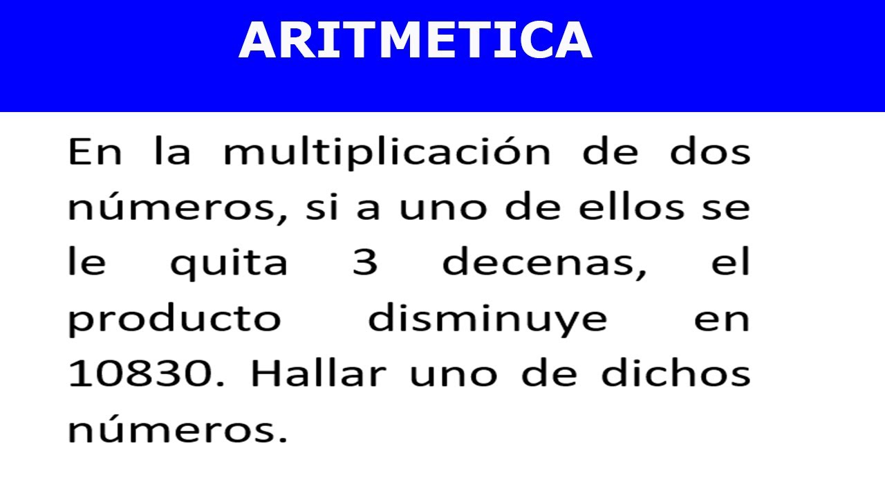 ¿Cuál es el resultado de multiplicar dos números si uno de ellos se triplica y el producto original es 80?