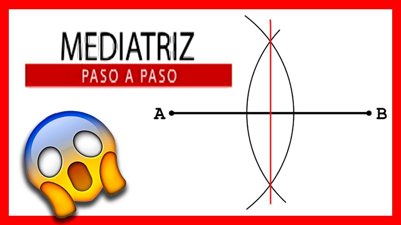 Cómo trazar la mediatriz y su definición