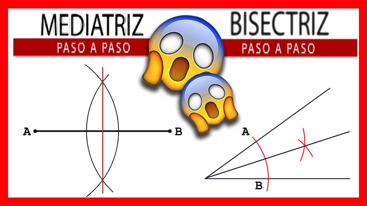 Conceptos de mediatriz y bisectriz