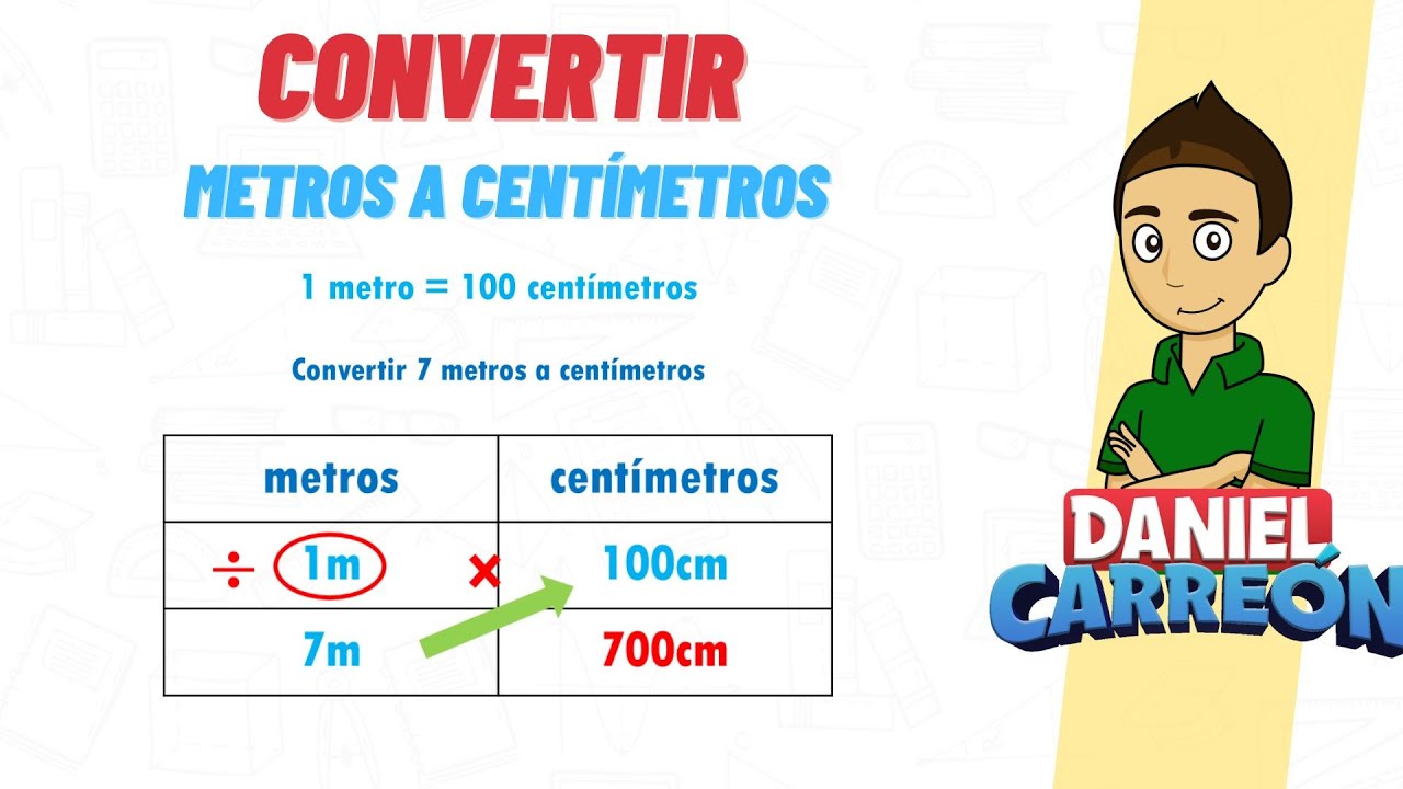 Conversión de metros a centímetros: ¿cuántos centímetros hay en un metro?