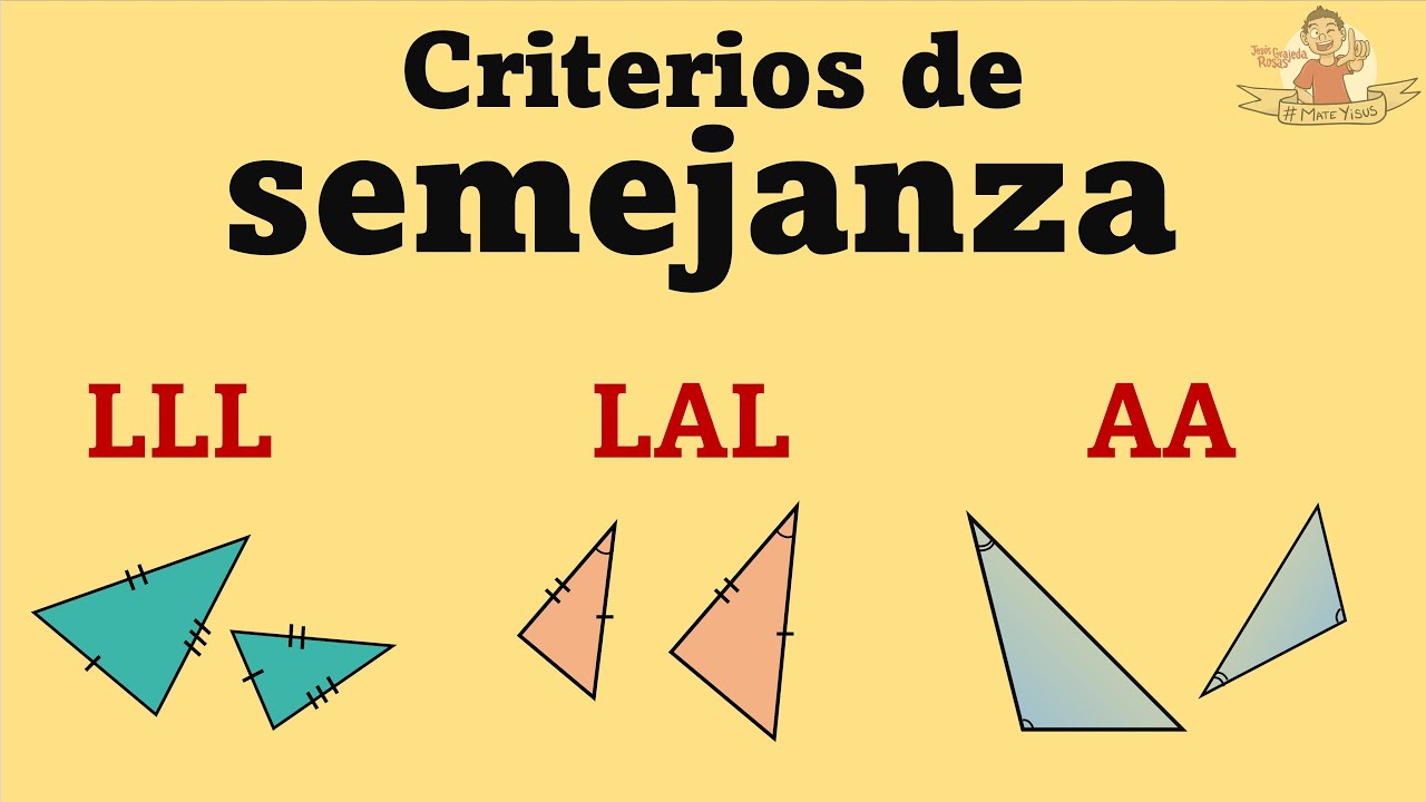 Criterio para justificar la semejanza de dos triángulos