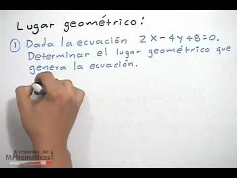 Definición de lugar geométrico en matemáticas