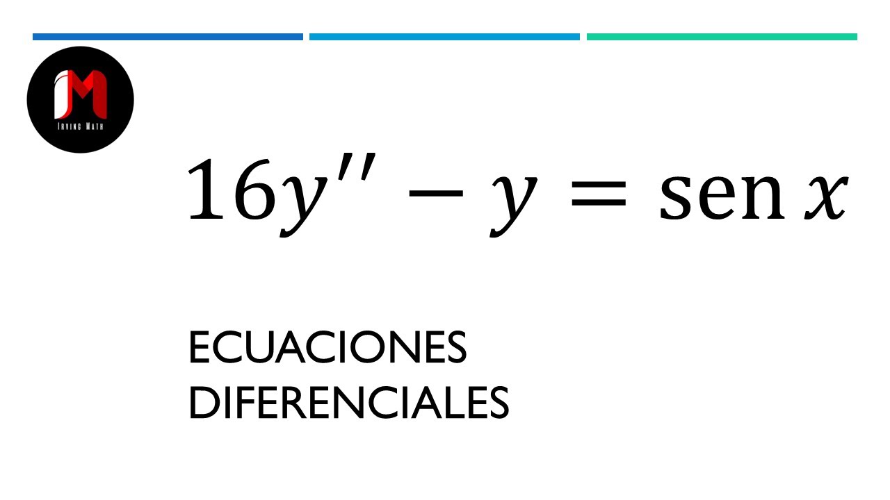 Ecuación diferencial de segundo orden con función seno y coeficiente lineal
