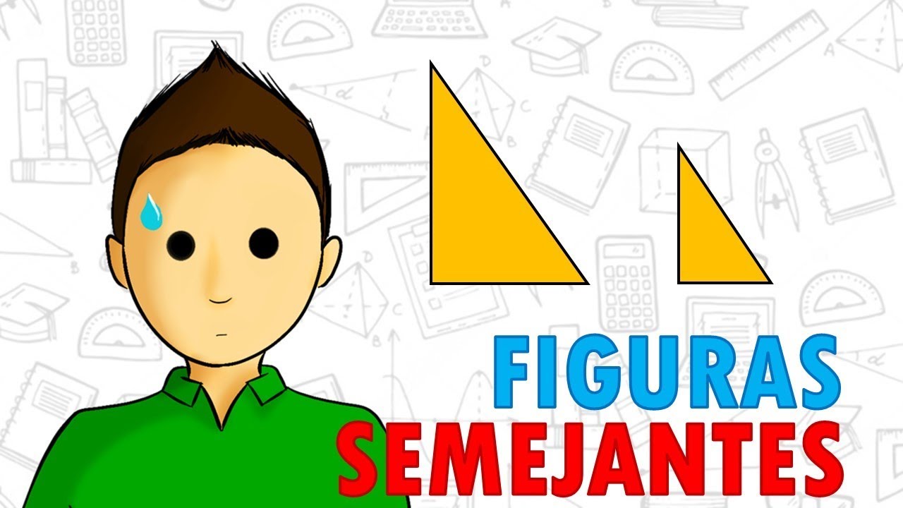 Figuras geométricas congruentes y semejantes: triángulos cuadrados y rectángulos