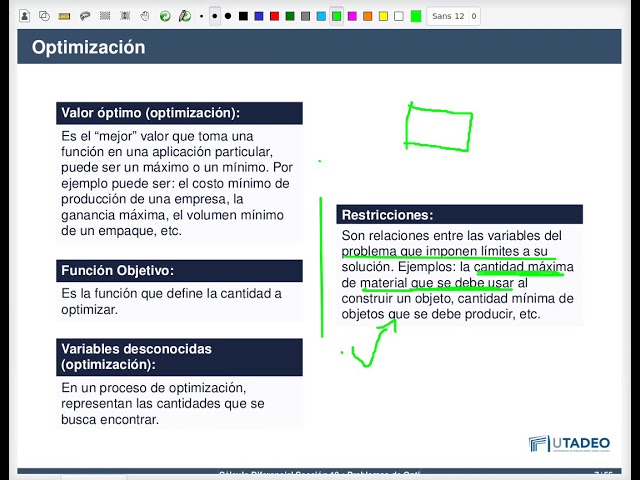 Introducción a la optimización en cálculo diferencial